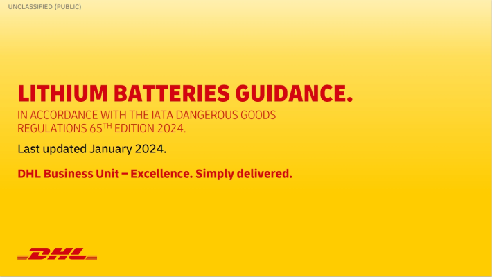 2024 DHL Lithium Battery Guide free download