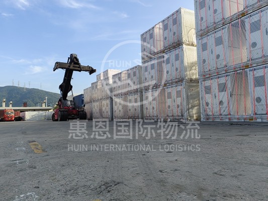 Export of containerized energy storage systems